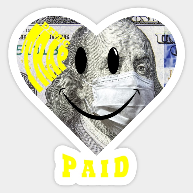 Trapdemic MoneyHeart Sticker by BabyRicchStep